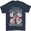 St George Warriors Mens T-Shirt Cotton Gildan Navy Blue