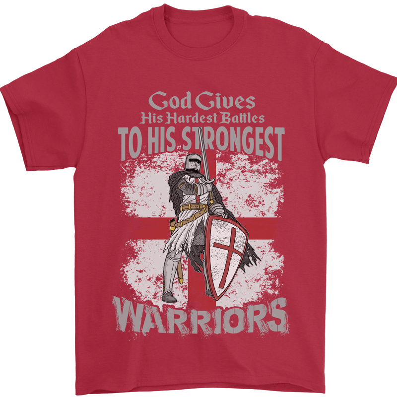 St George Warriors Mens T-Shirt Cotton Gildan Red