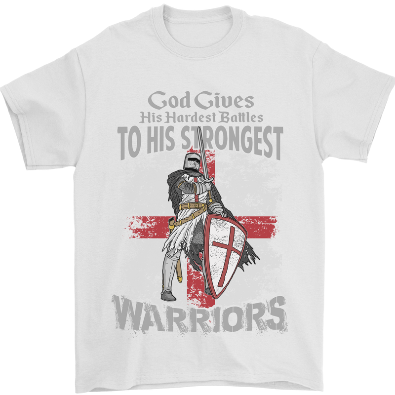 St George Warriors Mens T-Shirt Cotton Gildan White