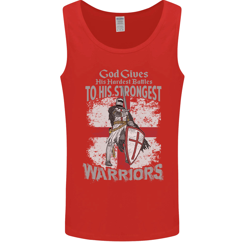 St George Warriors Mens Vest Tank Top Red