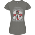 St George Warriors Womens Petite Cut T-Shirt Charcoal