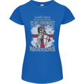 St George Warriors Womens Petite Cut T-Shirt Royal Blue