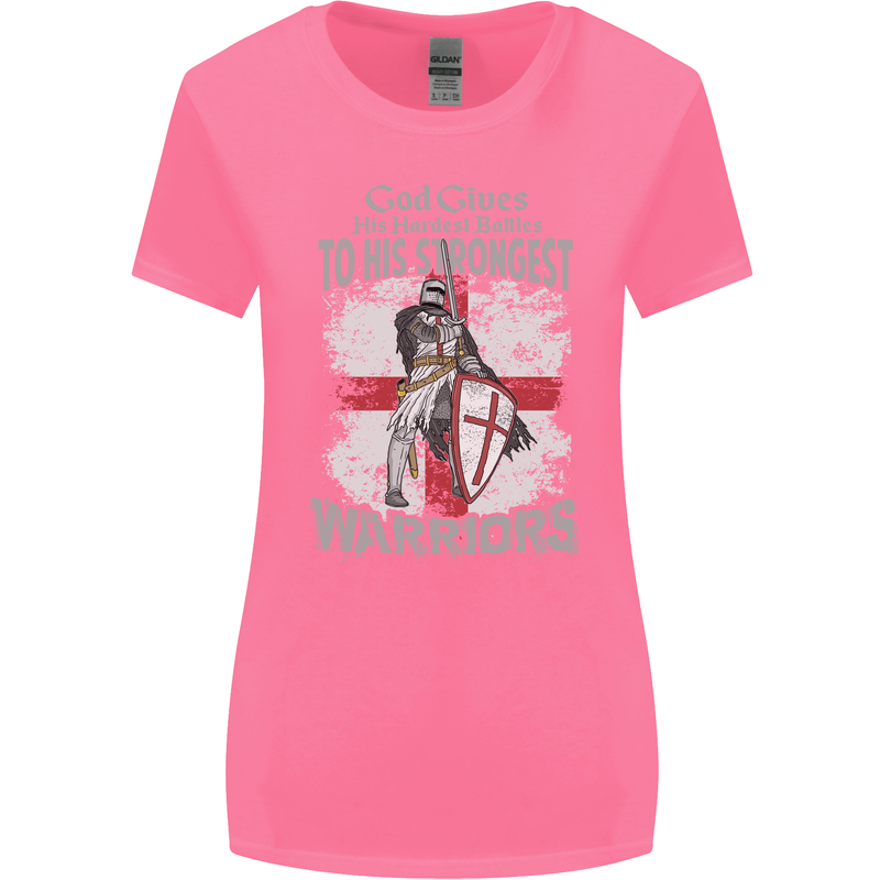 St George Warriors Womens Wider Cut T-Shirt Azalea