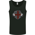 St Georges Day England Flag Fancy Dress Mens Vest Tank Top Black