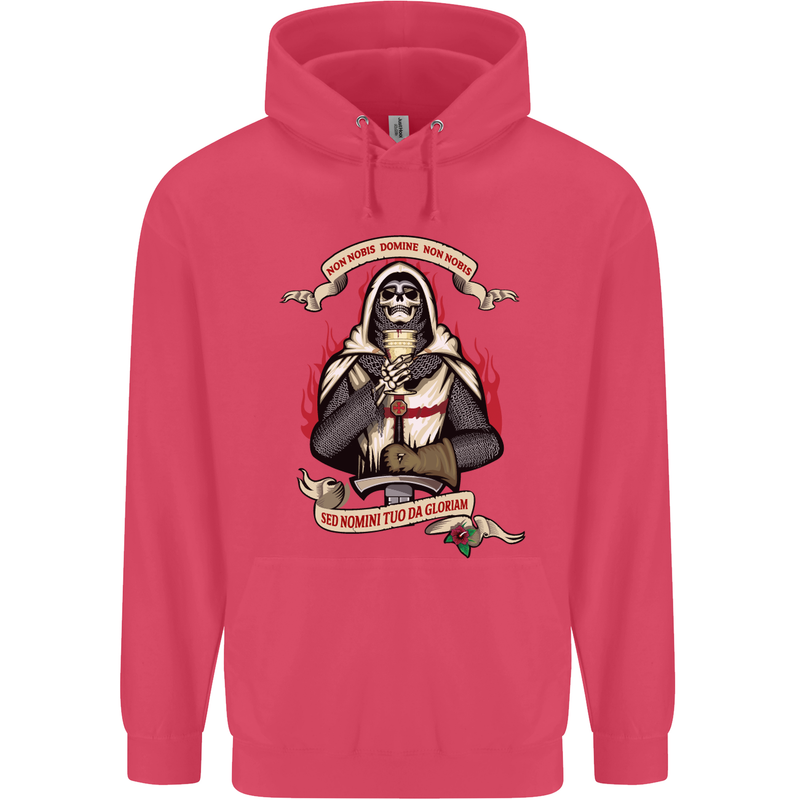 St Georges Day England Flag Knights Templar Childrens Kids Hoodie Heliconia