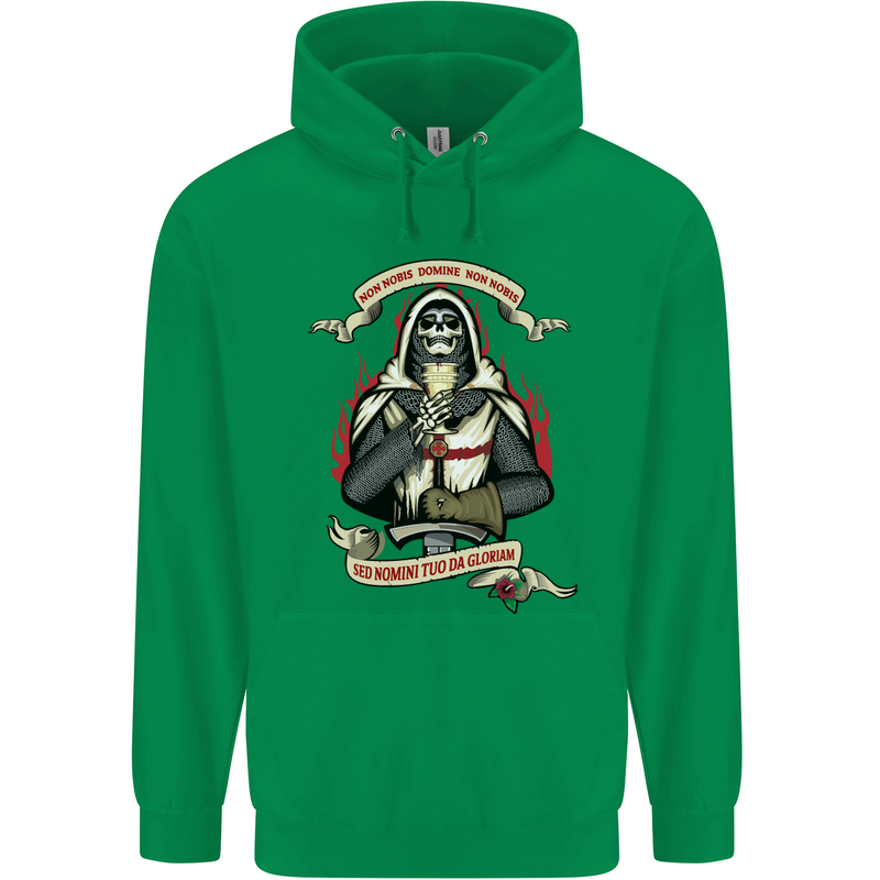 St Georges Day England Flag Knights Templar Childrens Kids Hoodie Irish Green