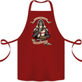 St Georges Day England Flag Knights Templar Cotton Apron 100% Organic Maroon