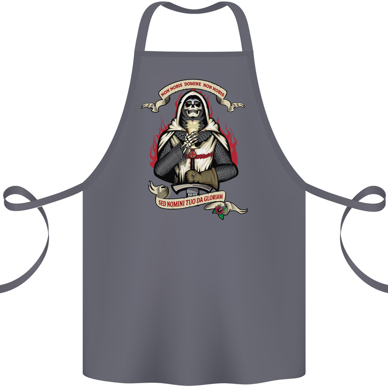 St Georges Day England Flag Knights Templar Cotton Apron 100% Organic Steel