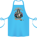 St Georges Day England Flag Knights Templar Cotton Apron 100% Organic Turquoise