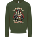 St Georges Day England Flag Knights Templar Kids Sweatshirt Jumper Forest Green