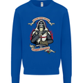 St Georges Day England Flag Knights Templar Kids Sweatshirt Jumper Royal Blue