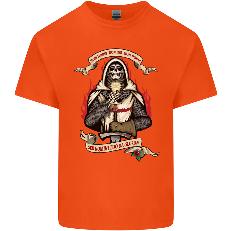 St Georges Day England Flag Knights Templar Kids T-Shirt Childrens Orange