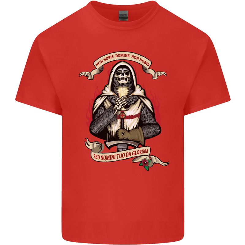 St Georges Day England Flag Knights Templar Kids T-Shirt Childrens Red