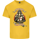 St Georges Day England Flag Knights Templar Kids T-Shirt Childrens Yellow