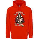 St Georges Day England Flag Knights Templar Mens 80% Cotton Hoodie Bright Red