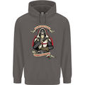 St Georges Day England Flag Knights Templar Mens 80% Cotton Hoodie Charcoal