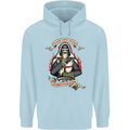 St Georges Day England Flag Knights Templar Mens 80% Cotton Hoodie Light Blue