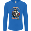 St Georges Day England Flag Knights Templar Mens Long Sleeve T-Shirt Royal Blue