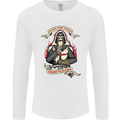 St Georges Day England Flag Knights Templar Mens Long Sleeve T-Shirt White