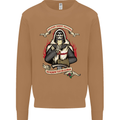 St Georges Day England Flag Knights Templar Mens Sweatshirt Jumper Caramel Latte