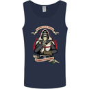 St Georges Day England Flag Knights Templar Mens Vest Tank Top Navy Blue