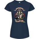 St Georges Day England Flag Knights Templar Womens Petite Cut T-Shirt Navy Blue