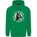 St Georges Day For Queen & Country England Childrens Kids Hoodie Irish Green