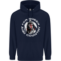 St Georges Day For Queen & Country England Childrens Kids Hoodie Navy Blue