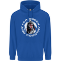 St Georges Day For Queen & Country England Childrens Kids Hoodie Royal Blue