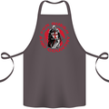 St Georges Day For Queen & Country England Cotton Apron 100% Organic Dark Grey
