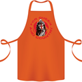 St Georges Day For Queen & Country England Cotton Apron 100% Organic Orange