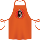 St Georges Day For Queen & Country England Cotton Apron 100% Organic Orange