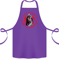 St Georges Day For Queen & Country England Cotton Apron 100% Organic Purple
