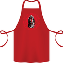 St Georges Day For Queen & Country England Cotton Apron 100% Organic Red