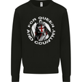St Georges Day For Queen & Country England Kids Sweatshirt Jumper Black
