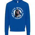 St Georges Day For Queen & Country England Kids Sweatshirt Jumper Royal Blue