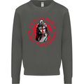 St Georges Day For Queen & Country England Kids Sweatshirt Jumper Storm Grey