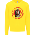 St Georges Day For Queen & Country England Kids Sweatshirt Jumper Yellow