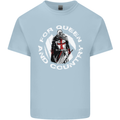 St Georges Day For Queen & Country England Kids T-Shirt Childrens Light Blue