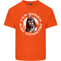 St Georges Day For Queen & Country England Kids T-Shirt Childrens Orange