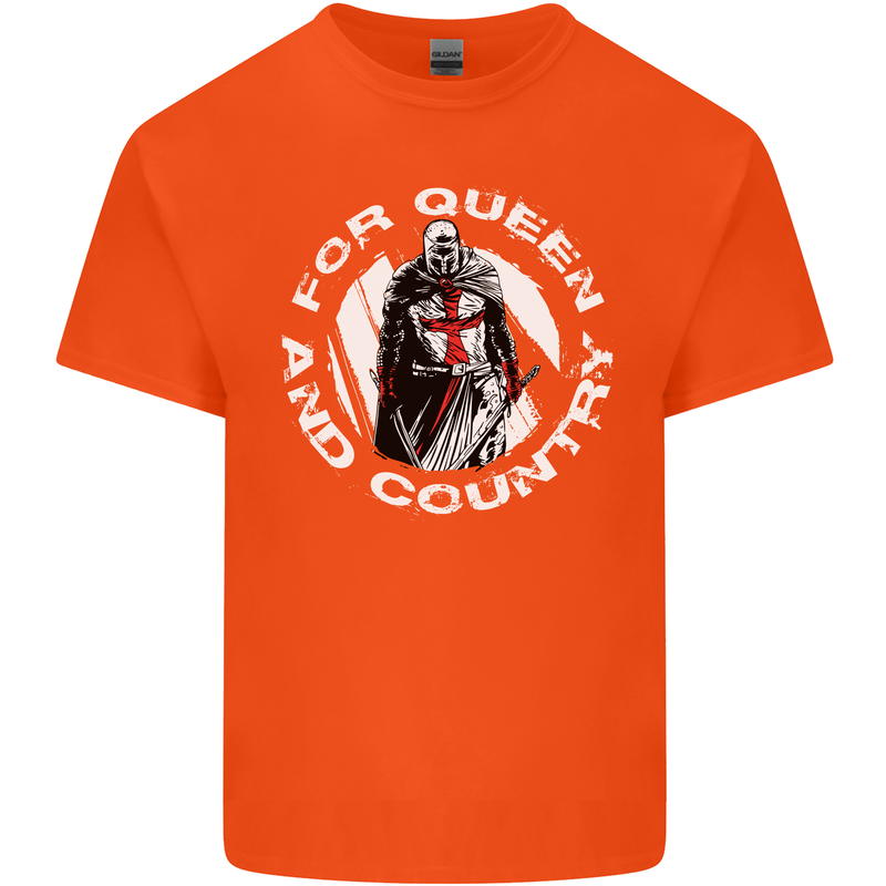 St Georges Day For Queen & Country England Kids T-Shirt Childrens Orange