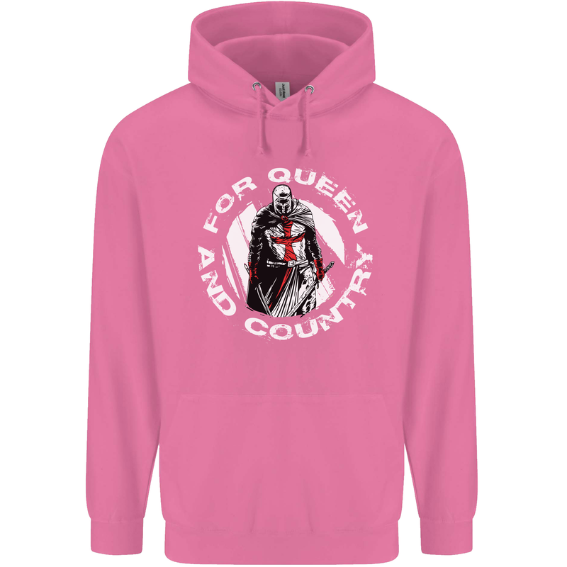 St Georges Day For Queen & Country England Mens 80% Cotton Hoodie Azelea