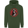 St Georges Day For Queen & Country England Mens 80% Cotton Hoodie Forest Green