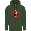 St Georges Day For Queen & Country England Mens 80% Cotton Hoodie Forest Green