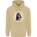 St Georges Day For Queen & Country England Mens 80% Cotton Hoodie Sand
