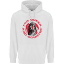 St Georges Day For Queen & Country England Mens 80% Cotton Hoodie White