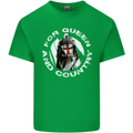St Georges Day For Queen & Country England Mens Cotton T-Shirt Tee Top Irish Green