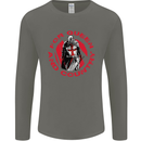 St Georges Day For Queen & Country England Mens Long Sleeve T-Shirt Charcoal