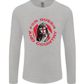 St Georges Day For Queen & Country England Mens Long Sleeve T-Shirt Sports Grey