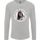 St Georges Day For Queen & Country England Mens Long Sleeve T-Shirt Sports Grey
